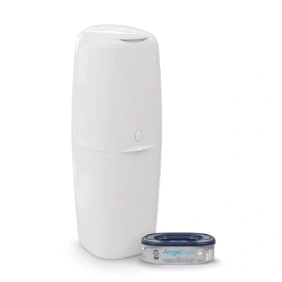 Abbildung von Angelcare Original Classic XL Windeleimer, 5 x weniger Folienverbrauch, Umweltfreundlicheres System mit 1 Nachfüllkassette