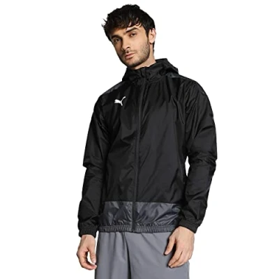 Abbildung von PUMA Herren teamGOAL 23 Training Rain Jack Regenjacke, Black Asphalt, S