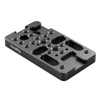 Abbildung von SMALLRIG Verlängerungs Käseplatte, multifunktionale Montageplatte mit 1/4&quot; und 3/8&quot; Gewindelöchern, Cold Shoe Halterungen 16 Positionierungsloch für ARRI, passend Kamera Rig 4887