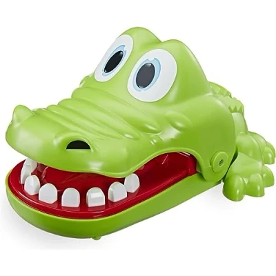 Abbildung von Hasbro Gaming Kroko Doc Brettspiel, lustiges Schnapp Spiel für 24 Spieler, Überraschungseffekt, Vorschulspiel Kinder ab 4 Jahren