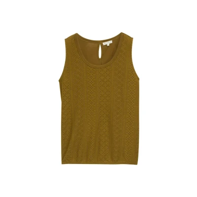 Abbildung von TOM Tailor MIX Ajour Top, Damen, Größe: XL, Nutria olive