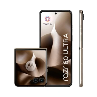 Abbildung von Motorola razr 60 Ultra Flip Phone (6,96&quot; pOLED Display/Robustes 4,0&quot; Außendisplay mit Gorilla Glass Ceramic, widerstandsfähig, wassergeschützt, 50 MP Moto AI Kamera, 16/512 GB) Pantone Mountain Trail