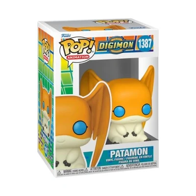 Abbildung von Funko Pop! Animation: Digimon Patamon Vinyl Sammelfigur Geschenkidee Offizielle Handelswaren Spielzeug Für Kinder und Erwachsene Anime Fans Modellfigur Sammler Display