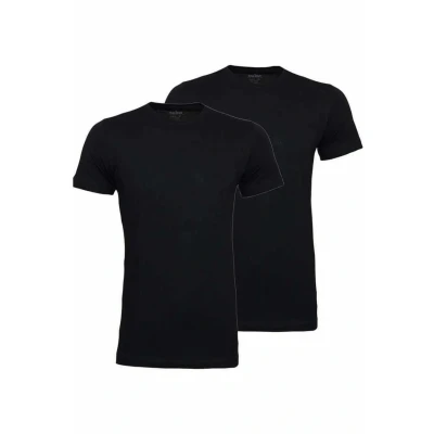 Abbildung von Ragman Herren 2 T Shirt Doppelpack Bodyfit mit Rundhals, Schwarz, S