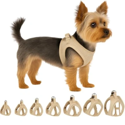 Abbildung von hundegeschirr kleine Hunde XS Flamingo Harness Step&amp;Go Bento Beige
