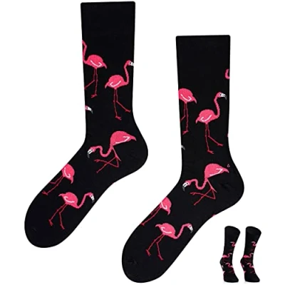 Abbildung von TODO Lustige Socken Herren und Damen, Coole mit Motiv Mehrfarbige, Bunte, Verrückte (39 42, Fuchs)