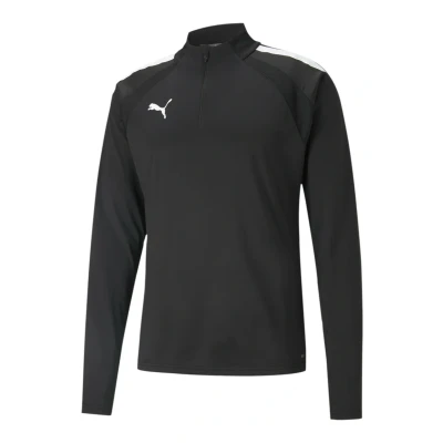 Abbildung von Puma Teamliga ZIP Langarmshirt blackwhite, Herren, Größe: XS, Black white