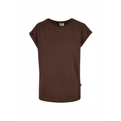 Abbildung von Urban Classics Extended Shoulder TEE Tshirt basic, Damen, Größe: XXL, Brown