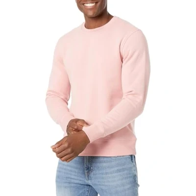 Abbildung von Amazon Essentials Herren Fleece Sweatshirt mit Rundhalsausschnitt (erhältlich in Big &amp; Tall), Rosa, XXL