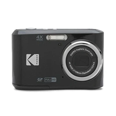 Abbildung von KODAK Pixpro FZ45 16.44 Megapixel Digitale Kompaktkamera, 4X optischer Zoom, 2.7 Zoll LCD, 720p HD Video, AA Batterie Schwarz