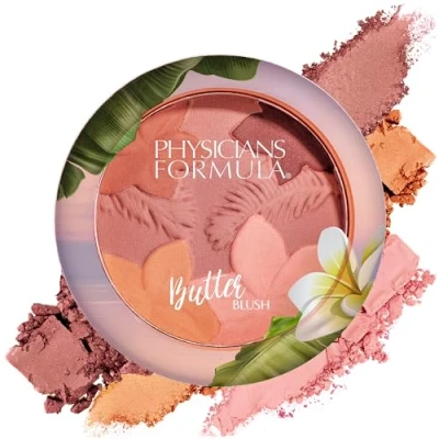 Abbildung von Physicians Formula, Mattes Monoi Butter Rouge, Creme Rouge für natürliche Looks, Rosa mit Murumuru Butter, Cupuacu Tucuma und tahitianischer Mauvy