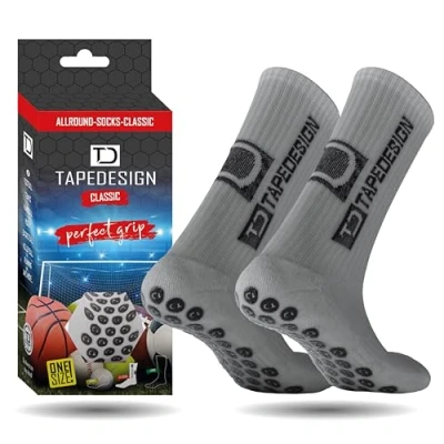 Abbildung von Tapedesign Unisex Allround Classic Socken, Lightgrey, Einheitsgröße EU