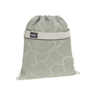 Abbildung von Bold Lässig Kinder Turnbeutel Sportbeutel mit Rucksackfunktion/School String Bag Curve sage