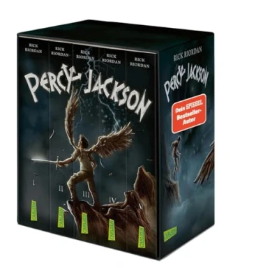 Abbildung von Percy Jackson: Taschenbuchschuber: Band 1 5 des modernen Jugendbuch Klassikers in einem Schuber für Fantasy Fans ab 12 Jahren