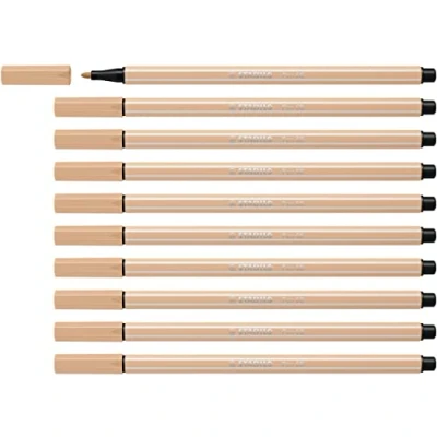 Abbildung von STABILO Premium Filzstift Pen 68 10er Pack beige