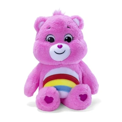 Abbildung von Simba 6305878000 Glücksbärchi, Hurrabärchi, 35cm, Care Bears Plüschfigur, rosa
