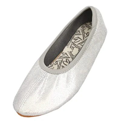 Abbildung von Beck Mädchen Basic Glitzer Gymnastikschuhe, Silber, 32 EU