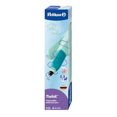 Abbildung von Pelikan 814898 Tintenroller Twist Neo Mint, inklusive 2 Rollerpatronen, 1 Stück