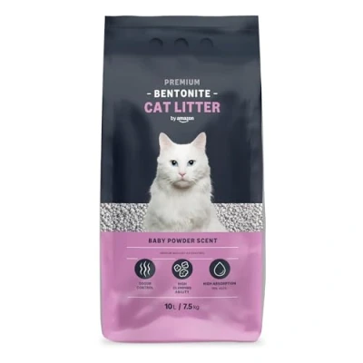 Abbildung von Amazon Marke: Lifelong Bentonite klumpendes Baby Puder Duft Katzenstreu, 10L, 1er Pack