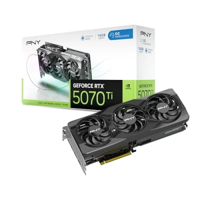 Abbildung von PNY GeForce RTX™ 5070Ti 16GB OC Triple Fan Grafikkarte DLSS 4