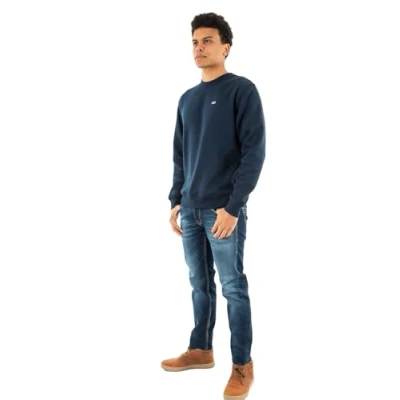 Abbildung von Tommy Jeans CREW Sweatshirt, Herren, Größe: 50, Dark night navy