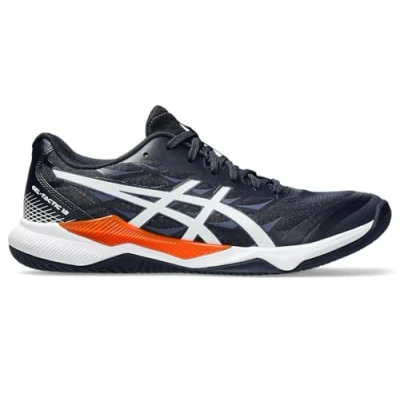 Abbildung von Asics Geltactic 12 Volleyballschuh, Herren, Größe: 42.5, Midnight/white Textil/synthetik