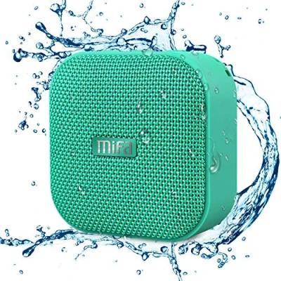 Abbildung von MIFA A1 Mini Bluetooth Lautsprecher Technologie True Wireless Stereo 15 Stunden Spielzeit IP56 wasserfester und staubdichter Speaker mit 3,5mm Audio Eingang