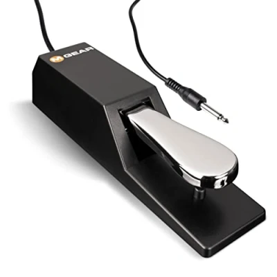 Abbildung von M Audio SP 2 Universal Sustain Pedal mit Piano Style Action, das ideale Zubehör für MIDI , digitale Klaviere, elektronische Keyboards und mehr