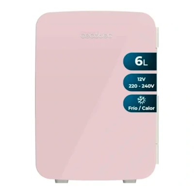 Abbildung von Cecotec Bolero MiniColing Mini Kühlschrank, 6 l, Fassungsvermögen Betrieb 12 220 V, kompatibel mit Wohnwagen, Heiß und Kaltfunktion, Temperatur verstellbar von 5 C bis 65