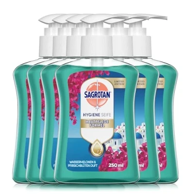 Abbildung von Sagrotan Handseife Floral Coast Limited Edition Feuchtigkeitsspendend 6 x 250 ml
