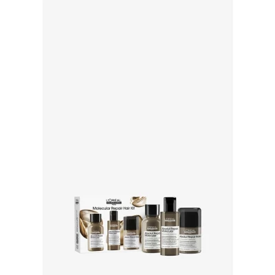 Abbildung von L&#039;Oréal Professionnel Absolut Repair Molecular Trio Discovery Kit​ für molekulare Tiefenreparatur aus Shampoo, 100ml + Rinse Off Serum, 75ml Leave In, 50ml
