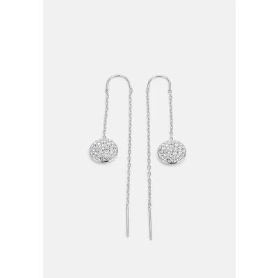 Abbildung von Swarovski Meteora Chain Ohrringe silvercoloured, Damen, Größe: One Size, Silver coloured