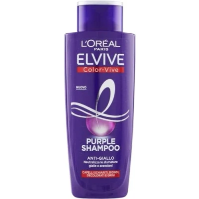 Abbildung von L&#039;Oréal Paris Anti Gelb Color Vive Purple Shampoo, Shampoo für gebleichtes Haar, Blond, Grau, 200 ml