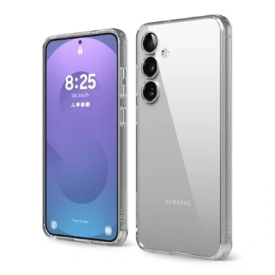 Abbildung von elago Hybrid Hülle Entworfen für Samsung Galaxy S25 Plus 6,7 Zoll Schutzhülle mit PC/TPU Technologie, Präzise Kameraausschnitte, Schlankes und Leichtes Design, Stoßfest (Transparent)