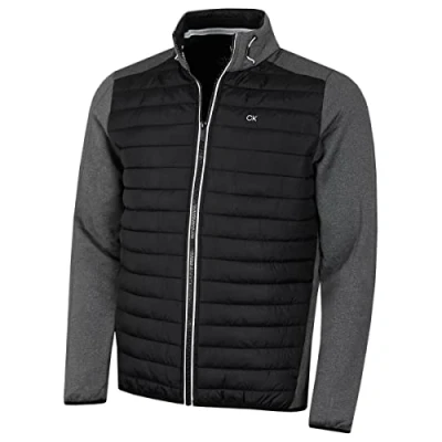 Abbildung von Calvin Klein Herren Hyrbid Jacke Anthrazit/Schwarz L.