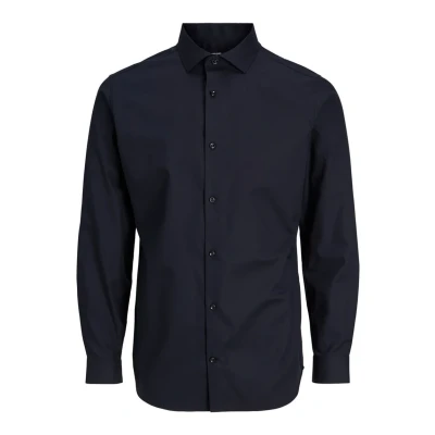 Abbildung von Jack &amp; Jones Premium Blaparker LS NOOS Hemd, Herren, Größe: XS, Black