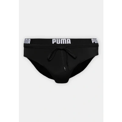 Abbildung von Puma LOGO SWIM Brief Badehose Slip, Herren, Größe: Small, Black