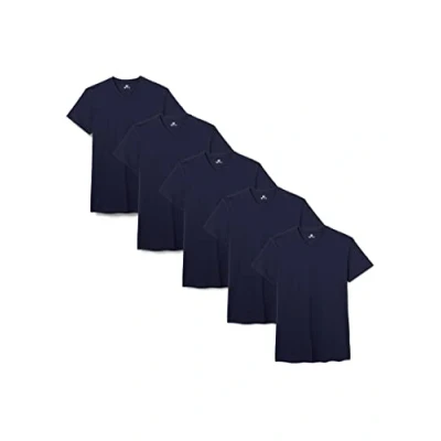 Abbildung von Lower East Herren LE156 T Shirt, Dunkelblau, M (5er Pack)