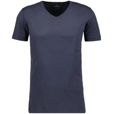 Abbildung von RAGMAN Herren 2 T Shirt Doppelpack Bodyfit mit V Ausschnitt XXL, Marine 070