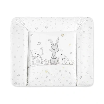 Abbildung von Julius Zöllner® Wickelauflage Softy 75x75 cm weiche Wickelunterlage Baby Wickeltischauflage Folie, wasserdicht &amp; abwischbar Made in Germany OEKO TEX Standard 100 Sternenfreunde