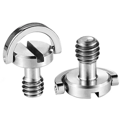 Abbildung von SMALLRIG 1/4 Zoll Kamera Befestigungsschraube für Stativ, Schnellverschluss Platte (Packung mit 2 Stück) 838