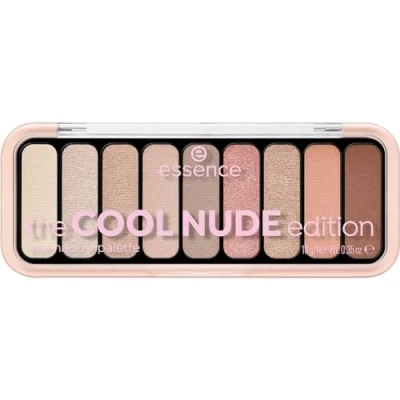 Abbildung von essence the Nude edition eyeshadow palette, Lidschatten, Nr. 10, Nude, 9 Töne, langanhaltend, natürlich, vegan, ohne Mikroplastikpartikel, Nanopartikel frei, Parfüm, 1er Pack (10g)