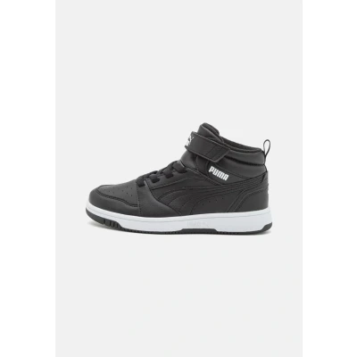 Abbildung von Puma Rebound MID Unisex Sneaker high für Kinder, Größe: 33, Shadow gray/black/white Schuhe