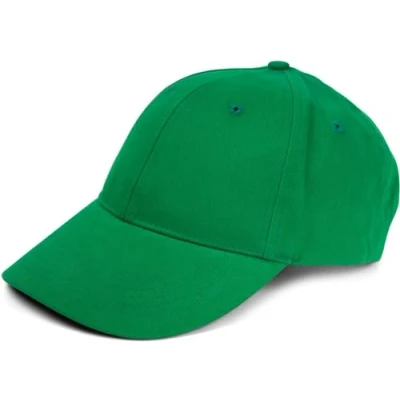 Abbildung von styleBREAKER Unisex Baseball Cap mit gebürsteter Oberfläche, 6 Panel Einfarbig, Basecap Klettverschluss verstellbar 04023018, Farbe:Grün