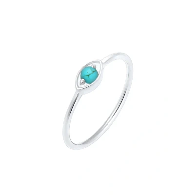Abbildung von Elli EVIL EYE Talisman Ring silvercoloured, Damen, Größe: 54, Silver coloured