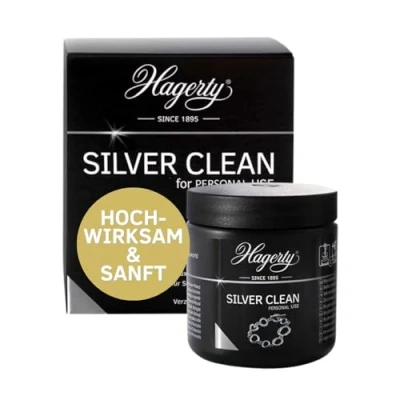 Abbildung von Hagerty Silver Clean Eintauchreiniger für Silberschmuck und Silberteile, Silberfarben, transparent, 170