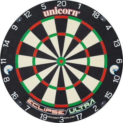 Abbildung von Unicorn Eclipse Ultra Professional Bristle Dartscheibe, Einheitsgröße, Schwarz, 79900