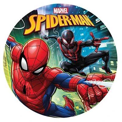 Abbildung von Dekora 231273 Venom Spiderman Tortenaufleger aus Esspapier