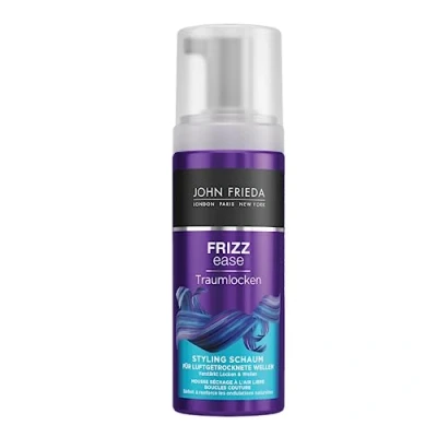 Abbildung von John Frieda Frizz Ease Styling Schaum Inhalt: 150 ml Für luftgetrocknete Verstärkt und definiert Locken Wellen Aus der Traumlocken Serie Vegan friendly