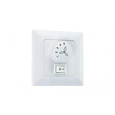 Abbildung von Westinghouse Lighting 78801 Wandschalter für Deckenventilatoren mit Beleuchtung, Weiß